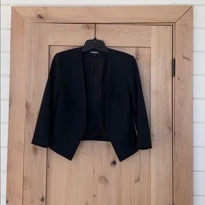 Black blazer, 3/4 sleeves, size 2